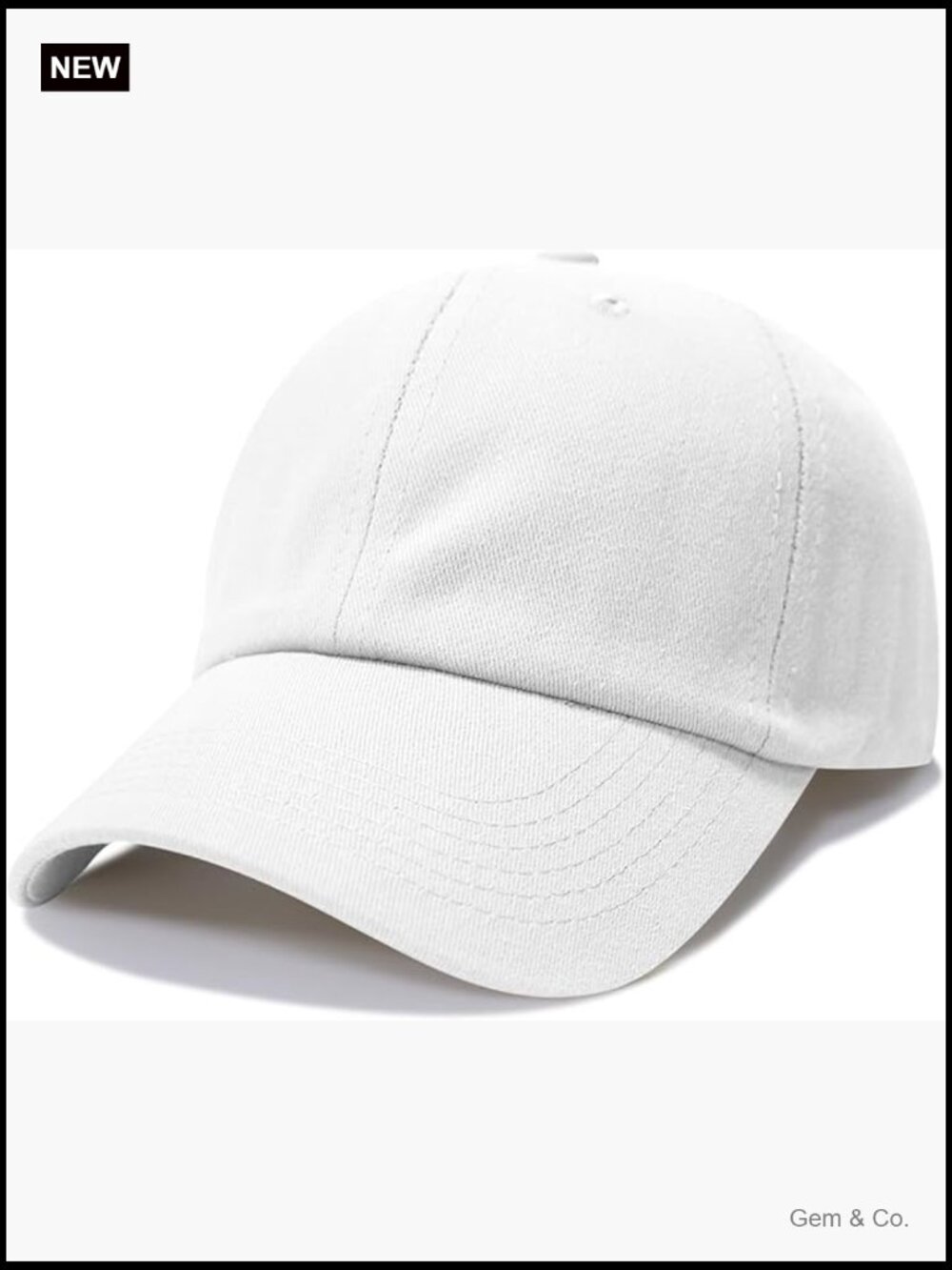 Classic Low Profile Baseball Cap Dad Hat Unconstructed Cotton Adjustable - Picture 1 of 6